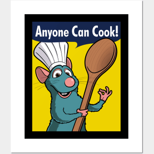 Anyone can cook! Posters and Art